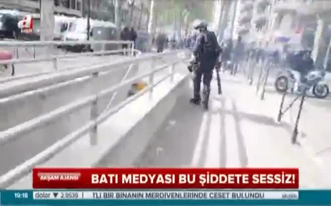 Batı medyası bu şiddete sessiz!