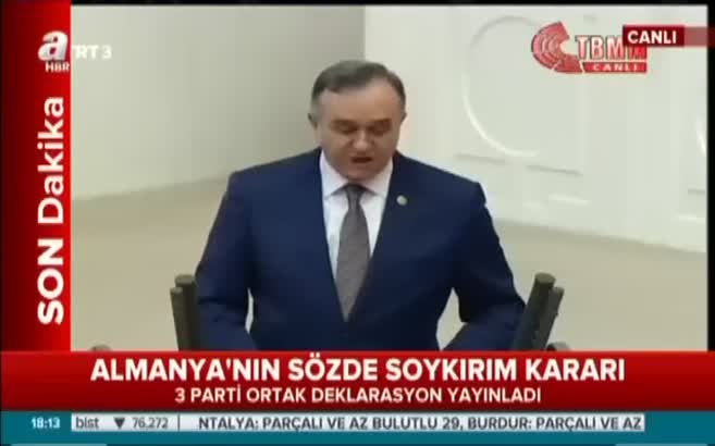 3 parti soykırım kararını kınadı