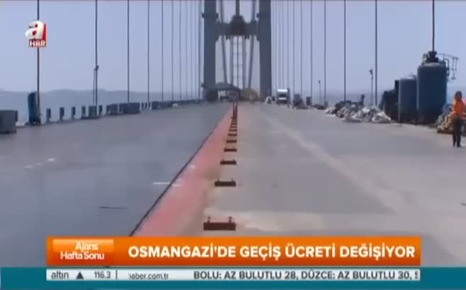 Köprü geçiş ücreti değişecek