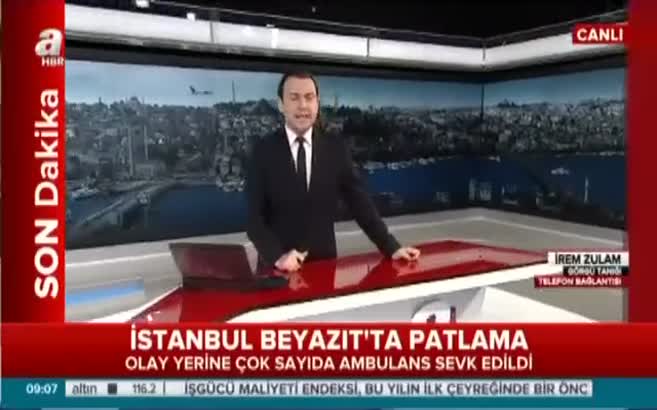 İstanbul'da patlama...Görgü tanığı o anları anlattı