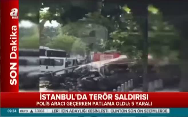 İstanbul'da terör saldırısı! A Haber'e özel görüntüler...