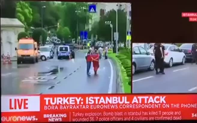 Euronews'te mikrofon açık kaldı: İyi saydırdın