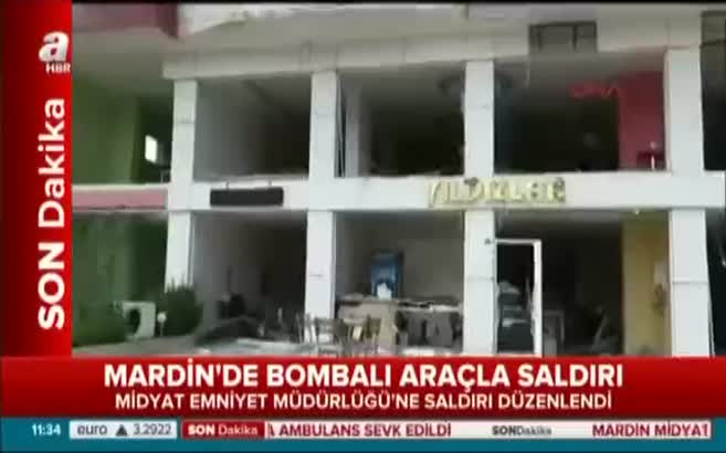 Mardin'de bombalı saldırı! İlk görüntüler