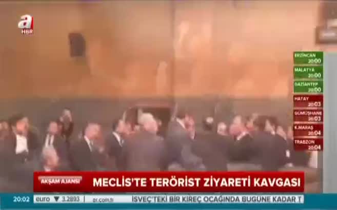 Meclis'te terörist ziyareti kavgası