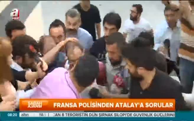 Atalay Filiz'e Fransız polisinden sorular!