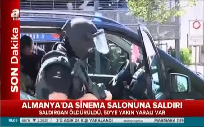 Alman polisinin operasyon görüntüleri