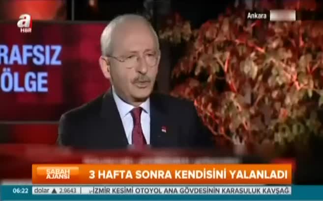 Kılıçdaroğlu canlı yayında kendini yalanladı!