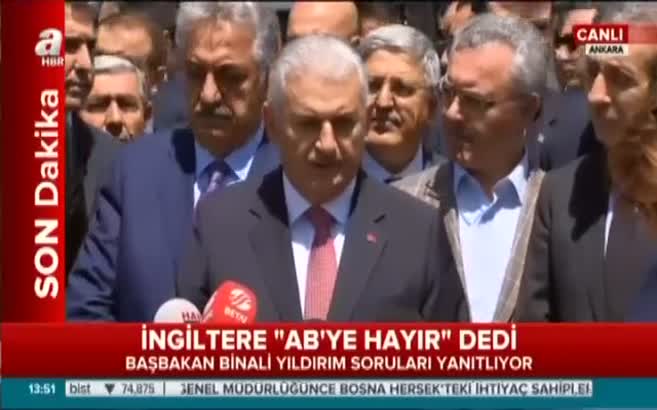 Başbakan Yıldırım: AB bu gelişmeyi çok iyi okumalı