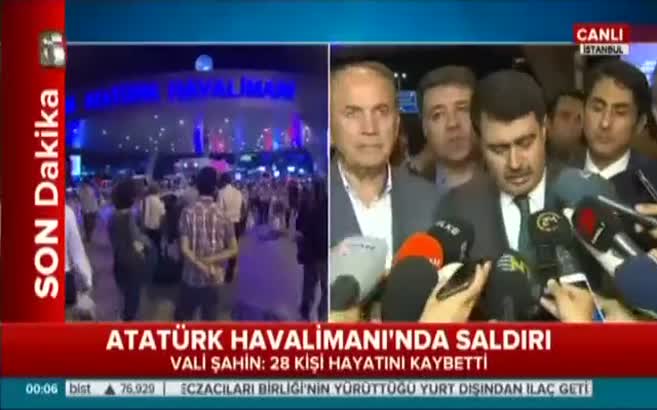 İstanbul Valisi Şahin: 28 vatandaşımız hayatını kaybetti