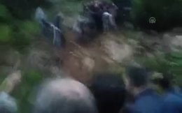 Kazanın ardından halk yaralıları kurtarmak için seferber oldu