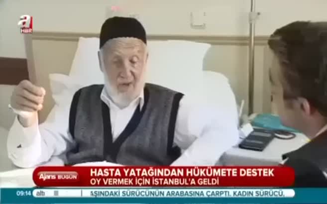 Abdullah Yeğin "Oy kullanmak bir memleket meselesidir”