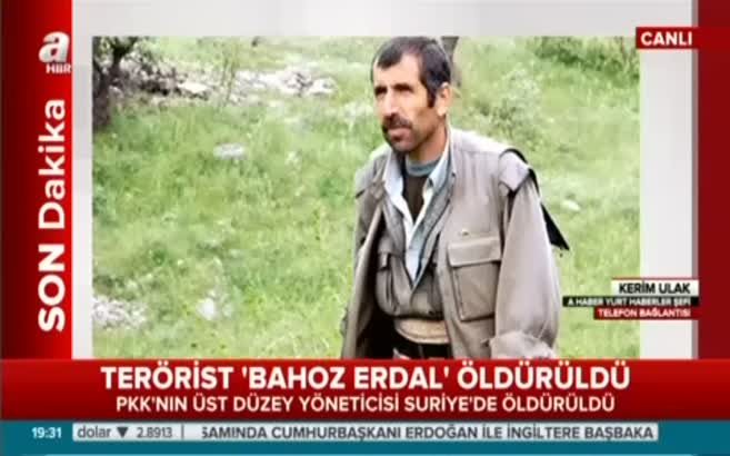 PKK'nın üst düzey sorumlularından 'Bahoz Erdal' öldürüldü!