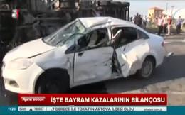 İşte bayram kazalarının bilançosu