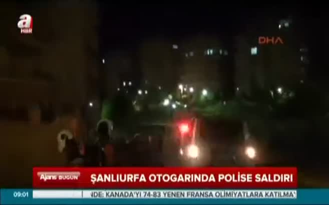 Şanlıurfa otogarında polise saldırı