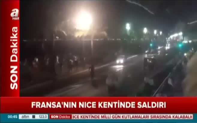 Nice'deki saldırının ardından ilk görüntüler