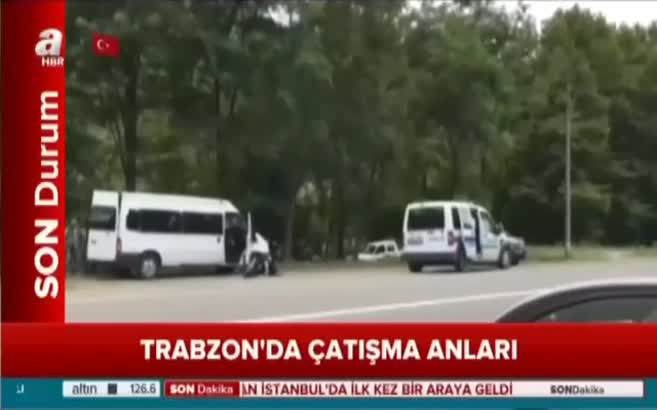 Maçka'da polise ateş açıldı
