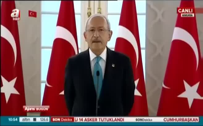 Binali Yıldırım ve Kemal Kılıçdaroğlu'ndan ortak basın açıklaması