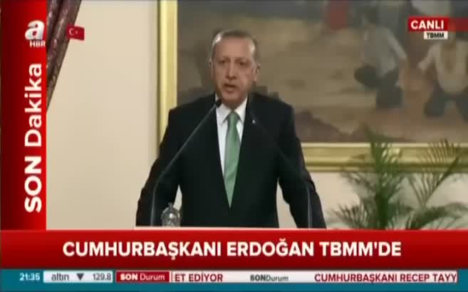 Erdoğan TBMM'de konuştu