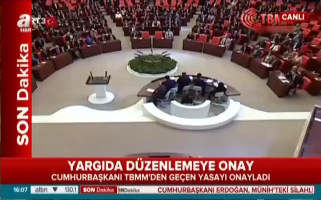 Erdoğan, Yargı düzenlemesini onayladı