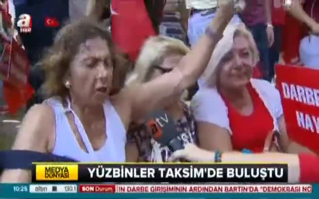 Yüz binler Taksim’de buluştu