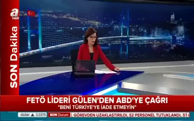 FETÖ lideri Gülen'den ABD'ye çağrı