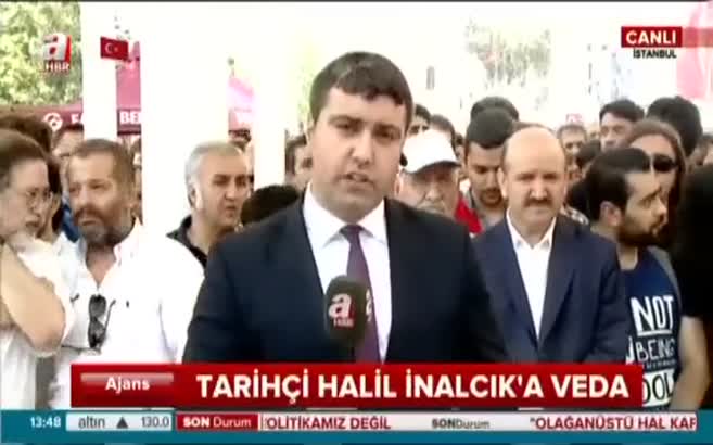 Fatih Camii'nde tarihçi Halil İnalcık'a veda