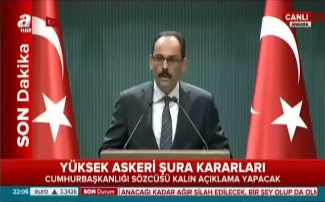 Yüksek Askeri Şura kararları açıklandı!
