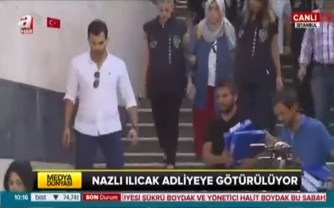 Nazlı Ilıcak adliyeye böyle götürüldü