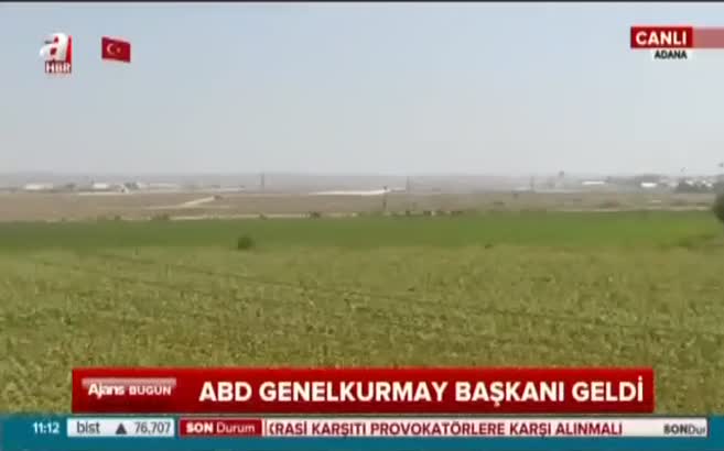 ABD Genelkurmay Başkanı İncirlik’te