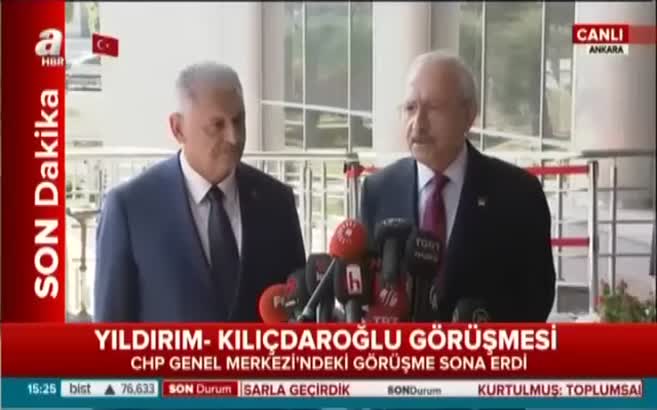 Başbakan Yıldırım ve Kılıçdaroğlu'ndan açıklama