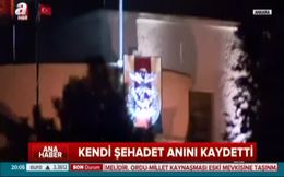 Kendi şehadet anını kaydetti!