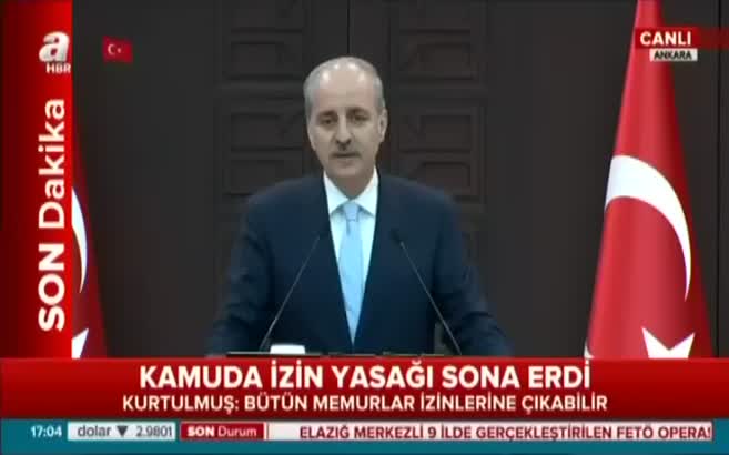 Numan Kurtulmuş'tan medyaya müjde