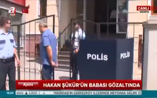 Hakan Şükür'ün babası böyle götürüldü!