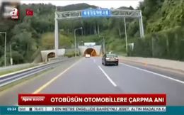 Otobüs şoförü direksiyonda telefona dalınca!