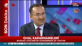 Adalet Bakanı Bozdağ’dan, Deniz Seki yanıtı