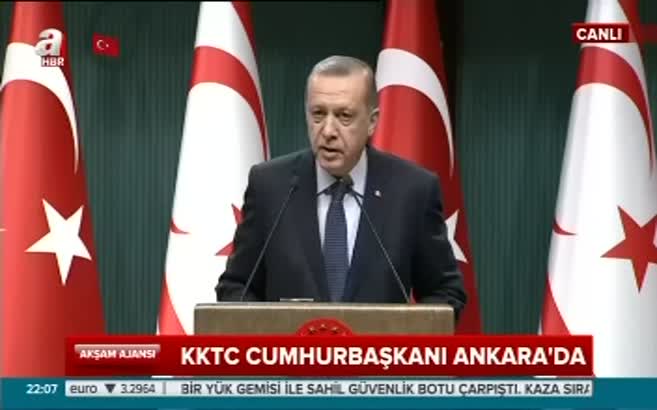 Cumhurbaşkanı Erdoğan: KKTC'de de terör listesine girmiştir