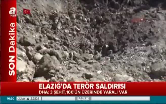 Elazığ'da terör saldırısı! 3 şehit 100'ün üzerinde yaralı