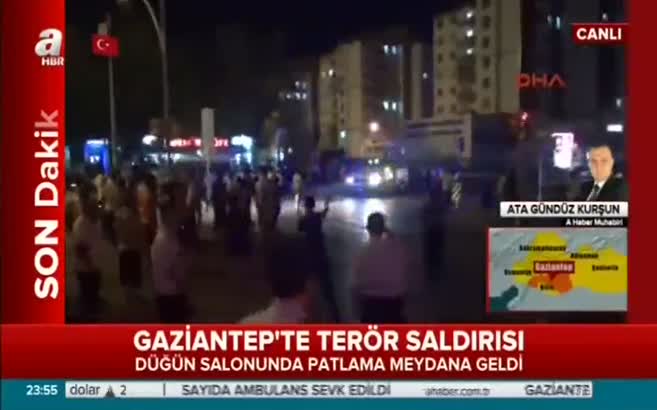 Gaziantep'te hain saldırı