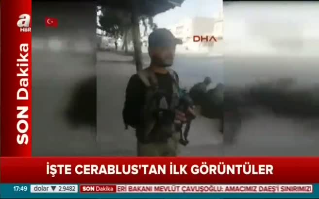 Cerablus'tan ilk görüntüler