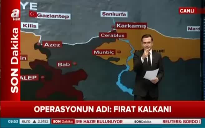 TSK'nın Suriye'ye düzenlediği operasyonun adı: Fırat Kalkanı