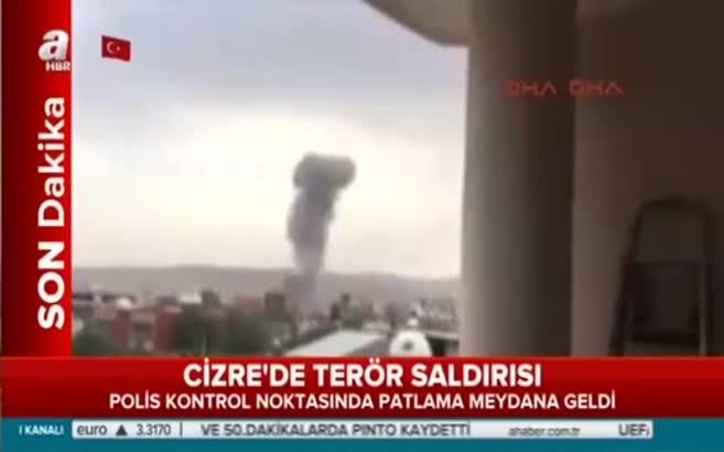 Cizre'deki patlama o kadar şiddetliydi ki..
