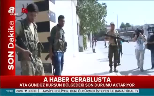 Cerablus'ta Erdoğan sesleri