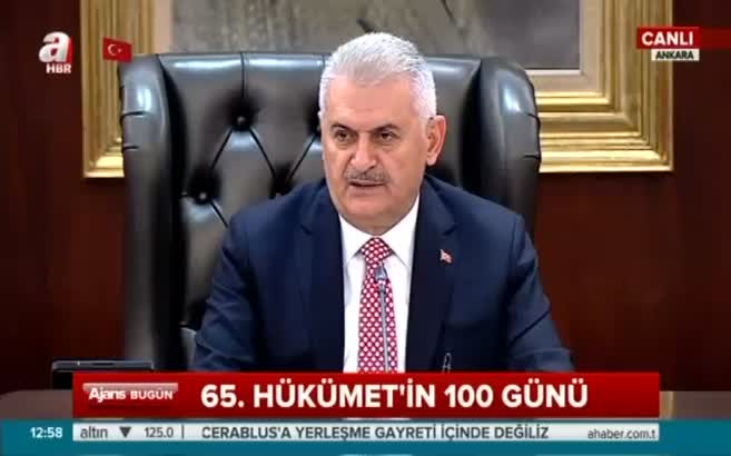 Başbakan Binali Yıldırım'dan Kerimov mesajı