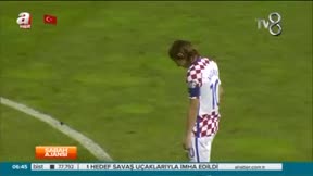 Hırvatistan 1 - 1 Türkiye Maç özeti