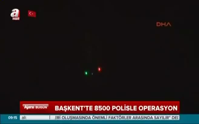 Başkent'te 8500 polisle operasyon