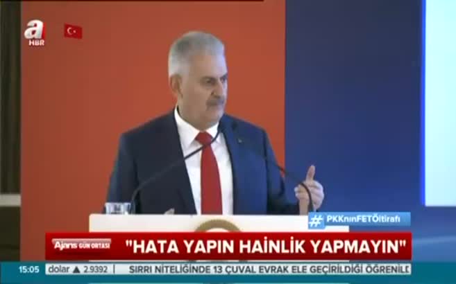 Başbakan Binali Yıldırım: Hata yapın hainlik yapmayın