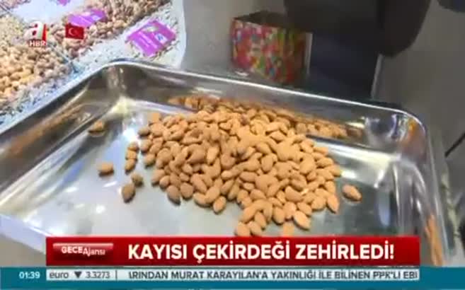 Kayısı çekirdeği zehirledi!