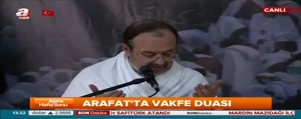 Arafat Vakfesi'nde 15 Temmuz şehitleri için yakarış