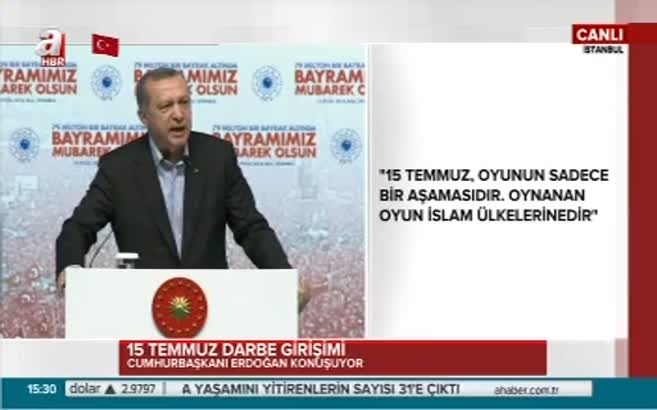 Cumhurbaşkanı Erdoğan: Bal gibi de seçilmişler görevden alınır