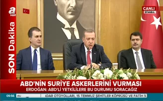 Erdoğan, bazı yayın organlarına yüklendi!